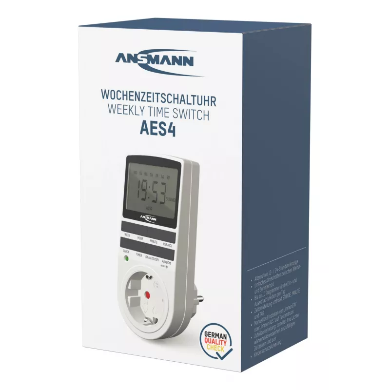 Tages-/Wochenschaltuhr Ansmann 1260-0006
