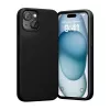 Silikonhülle Vention KUFB0-20 für iPhone 15 Plus — Schwarz, schlanke Schutzhülle
