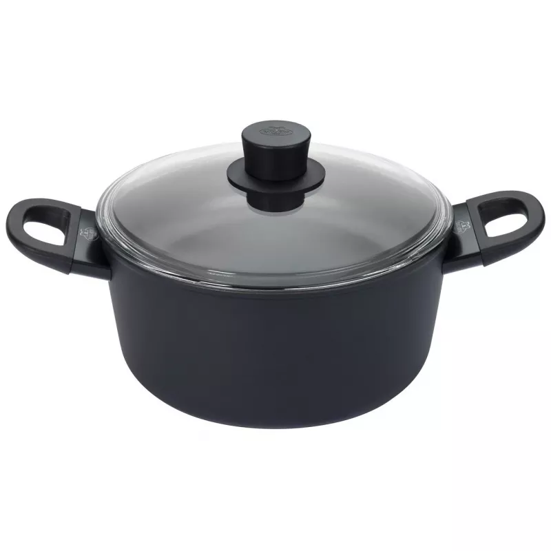 BALLARINI 75002-921-0 Kochtopf rund schwarz Aluminium 24 cm