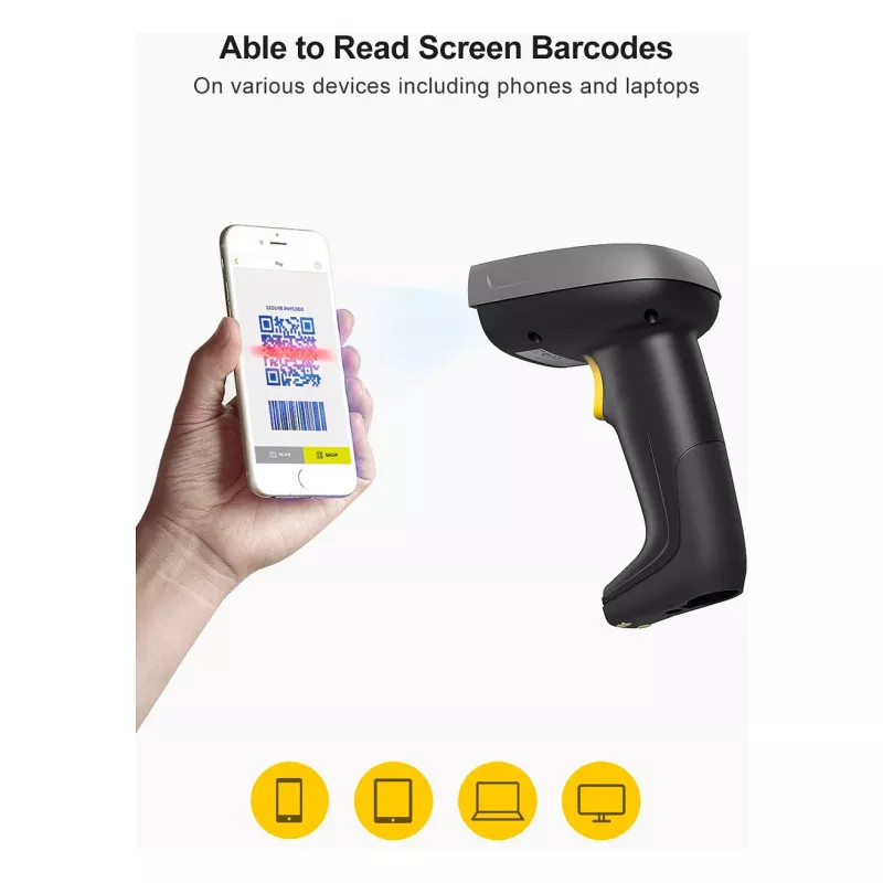 Inateck Barcodescanner 52 schwarz [BCST-52_black]