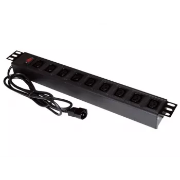 ALANTEC 19-inch Leistung Strip - 9 Sockets UPS - UPS-C14-Plug (PZ010)