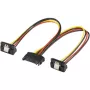15-Pin-SATA Y-Stromkabel 20 cm