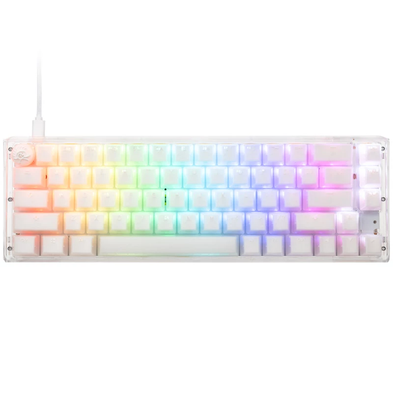 Ducky One 3 Aura White SF Tastatur Gaming USB QWERTY US International
