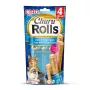 INABA Churu Rolls Hühnerrezept umhüllt Thunfisch mit Jakobsmuschel-Rezept - Katzensnacks - 4x10 g