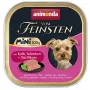 Nassfutter für Hunde animonda Vom Feinsten Schinken Kalb Basilikum 100 g — getreidefrei, ausgewachsene kleine Rassen