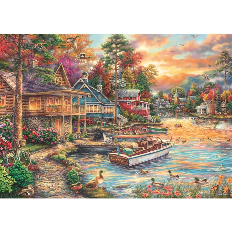 Puzzle schmidt spiele Chuck Pinson Shore in Evening Gold 1000 Teile