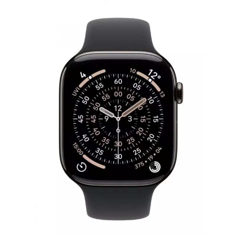 Smartwatch Apple Watch Series 11 GPS + Cellular 42mm Slate Titanium Case Black Sport Band S/M