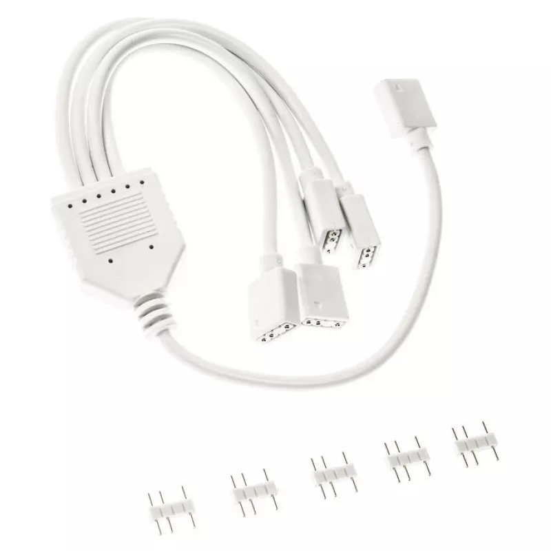 ARGB-Splitterkabel Kolink PGW-AC-KOL-157 30 cm Weiß für 3-Pin-5V-ARGB-Anschlüsse
