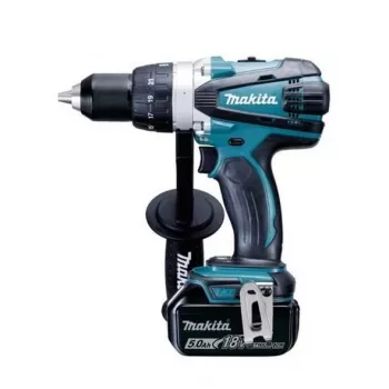 Makita DDF458RTJ Akku-Bohrschrauber, 18 V, 2 Gänge, Blau