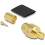 RF-Koaxial-SMA-Buchsen-Crimpstecker von DELOCK für LMR400-Kabel mit Schrumpfschlauch