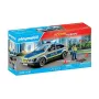 Playmobil Polizeiauto mit Sirene und Blinklicht, Mehrfarbig, Kunststoff, 3+