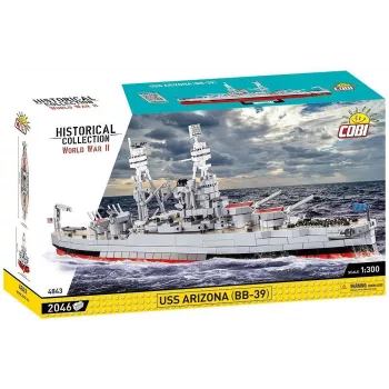 Bausteine USS Arizona BB-39 2046 Teile