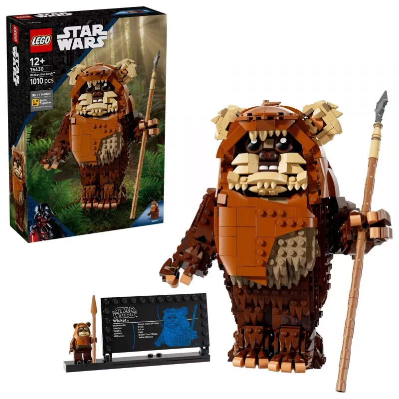 LEGO Star Wars Construct Wicket the Ewok 75430 Bauset — 1010 Teile, 230 mm Modell, Alter 12+