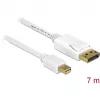 DisplayPort-Kabel DeLOCK 83485 Mini DisplayPort 7 m Weiß
