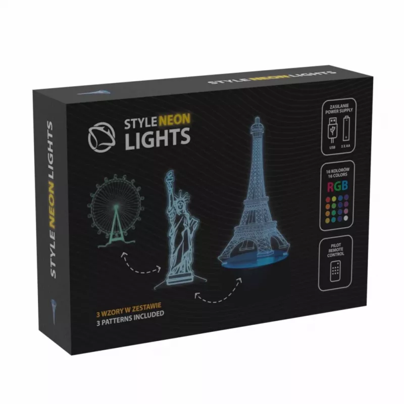 Manta SNL125RGB RGB 3D-Gebäudedekorations-LED-Lampe
