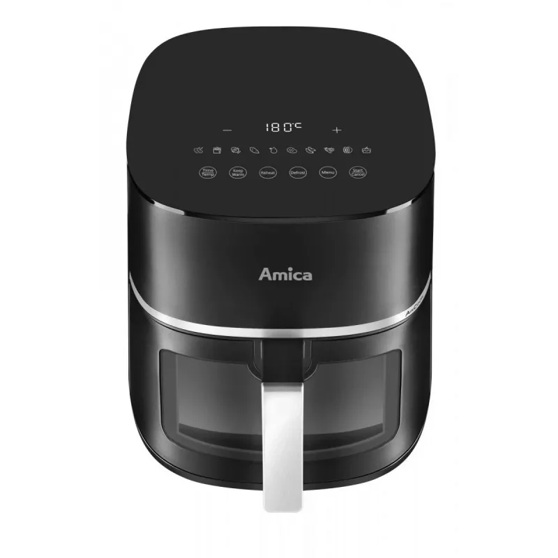 Heißluftfritteuse AMICA AFM 6020 – 7 L Fassungsvermögen, 1800 W, einstellbare Temperatur und Timer
