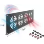 Abdeckplatte DELOCK 67417 — Metall-Rack-Zubehör mit 4 integrierten Lüftern, dunkelgrau