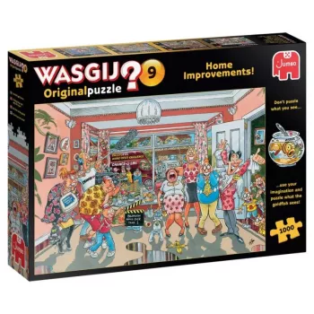 Jumbo Spiele Jumbo Wasgij Original 9 -Home Home Impovements 1000 Teile Puzzle (81926)