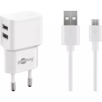 Goobay 44985 Mobiltelefonkabel Weiß