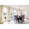 Activejet Classic Decken-Kronleuchter-Pendelleuchte RITA Patina 5xE27 für Wohnzimmer