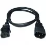 Zebra CS-CAB-IEC-L Netzkabel Schwarz 1 m C13-Kupplung C14-Kupplung