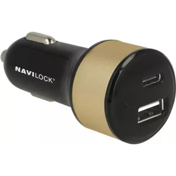 Ladegerät für mobile Geräte Navilock 63069 Universal Schwarz Zigarettenanzünder Auto
