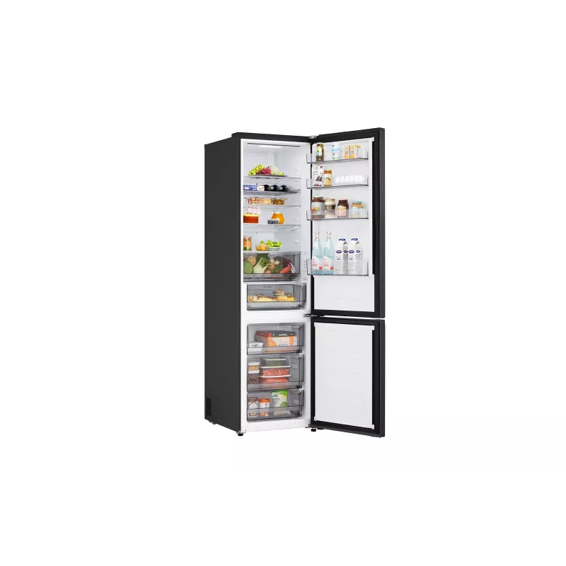 LG GBBS322CEV Kühl-Gefrierkombination Freistehend 375 L Schwarz