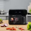 Zelmer ZAF9000 Heißluftfritteuse 5,5 l + 3,5 l 2700 W schwarz