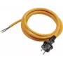 AS Schwabe Stromanschlusskabel [Schutzkontaktstecker - Schutzkontaktstecker - Kabel, offenes Ende] Orange 3,00 m 70911 (70911)