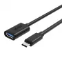 UNITEK Y-C476BK USB-Kabel USB 3.2 Gen 1 (3.1 Gen 1) 0,2 m USB C USB A Schwarz
