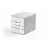 Durable VARICOLOR MIX 4 Kunststoff-Schubladeneinheit Grau 4 Schubladen