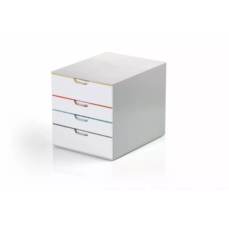 Durable VARICOLOR MIX 4 Kunststoff-Schubladeneinheit Grau 4 Schubladen