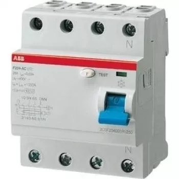 ABB F204 A-63/0,03 Fehlerstrom-Schutzeinrichtung Typ A 4P Leitungsschutzschalter (2CSF204101R1630)
