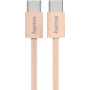Hama Fabric USB-Kabel USB 2.0 1 m USB-C Orange