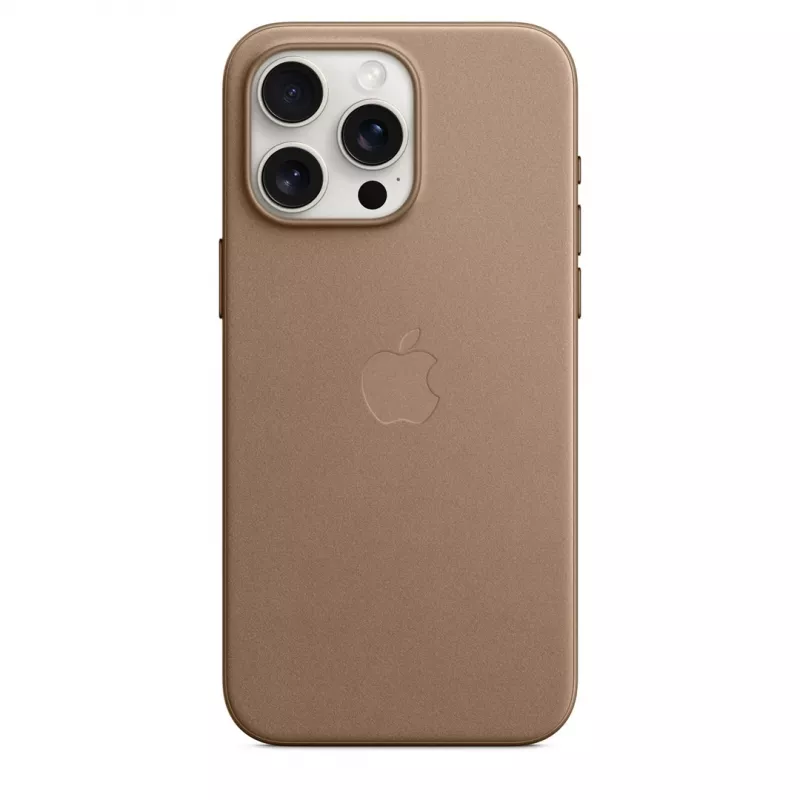 Apple iPhone 15 Pro Max FineWoven Case mit MagSafe – Taupe