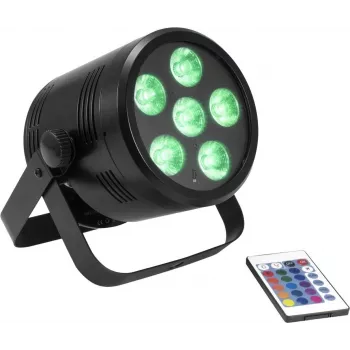 LED-Par-Scheinwerfer EUROLITE AKKU PAR 6 QCL batteriebetrieben RGBW