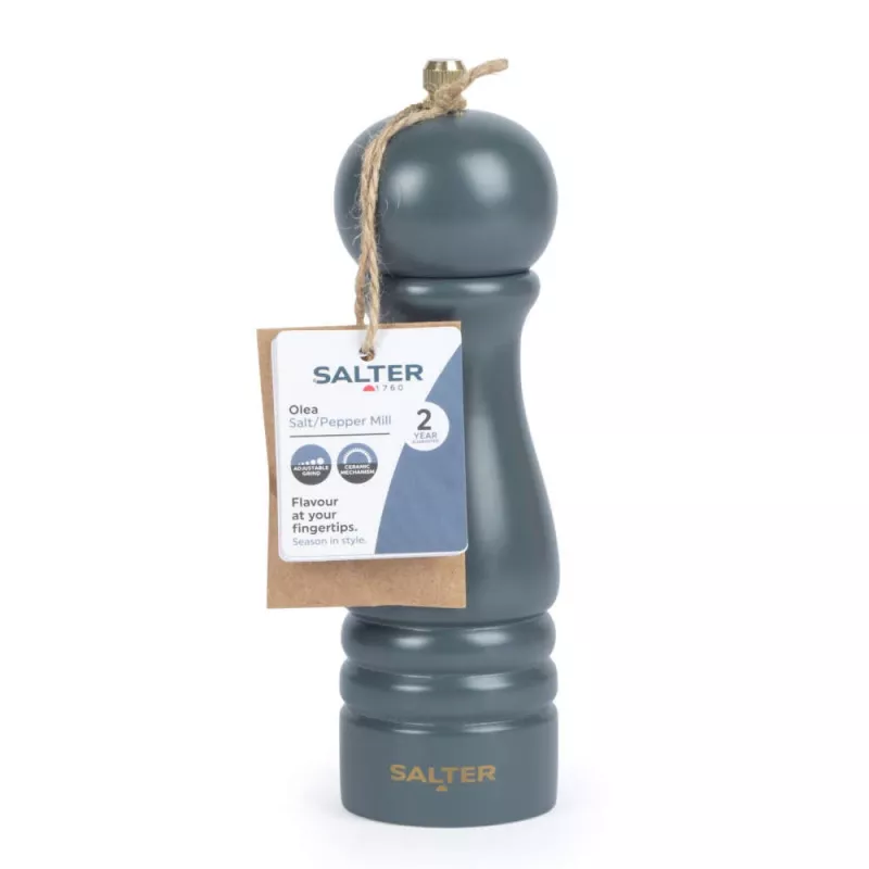 Salter Salz- und Pfeffermühle BW120291GEU7, graue Oberfläche, manuelle Mühle