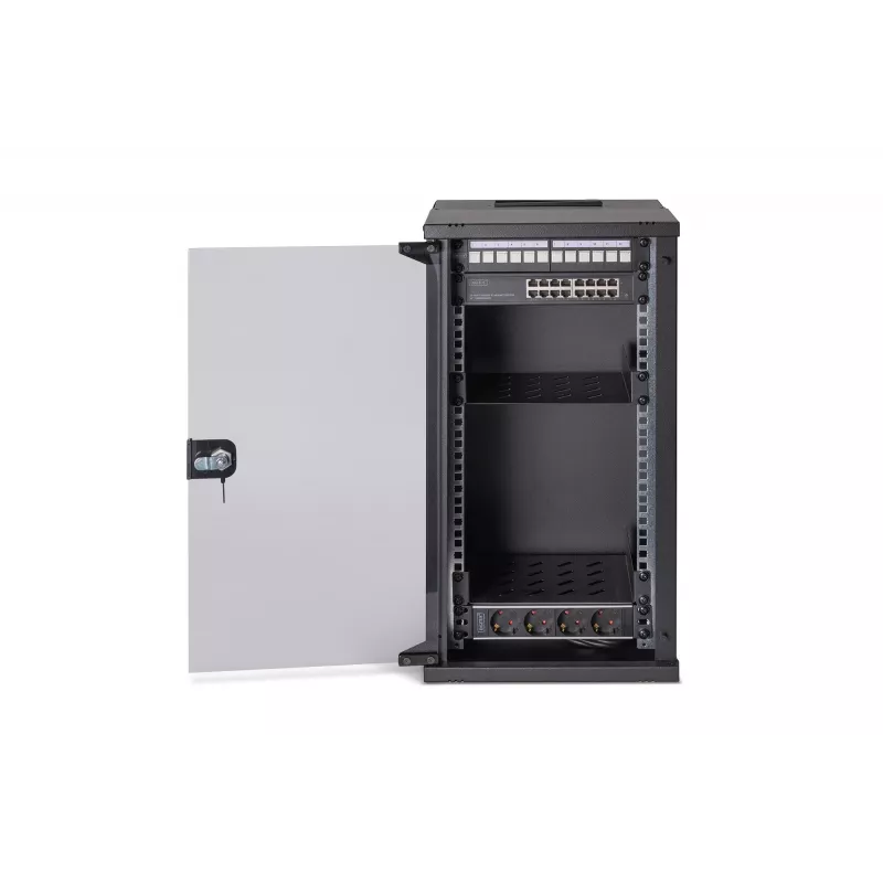 Wandmontierter Rack Digitus DN-49105-SET 12U 60 kg IP20