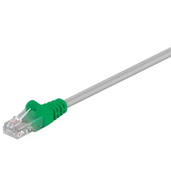 Wentronic Goobay CAT 5e Crossover-Patchkabel, U/UTP, Grau, Grün, Grau-Grün, 5 m - CCA Kupfer-Mix (68868)