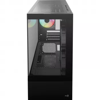 Micro/Mini-ITX-Computergehäuse AEROCOOL Geh Viewport Mini-G-BK-v4 ARGB schwarz