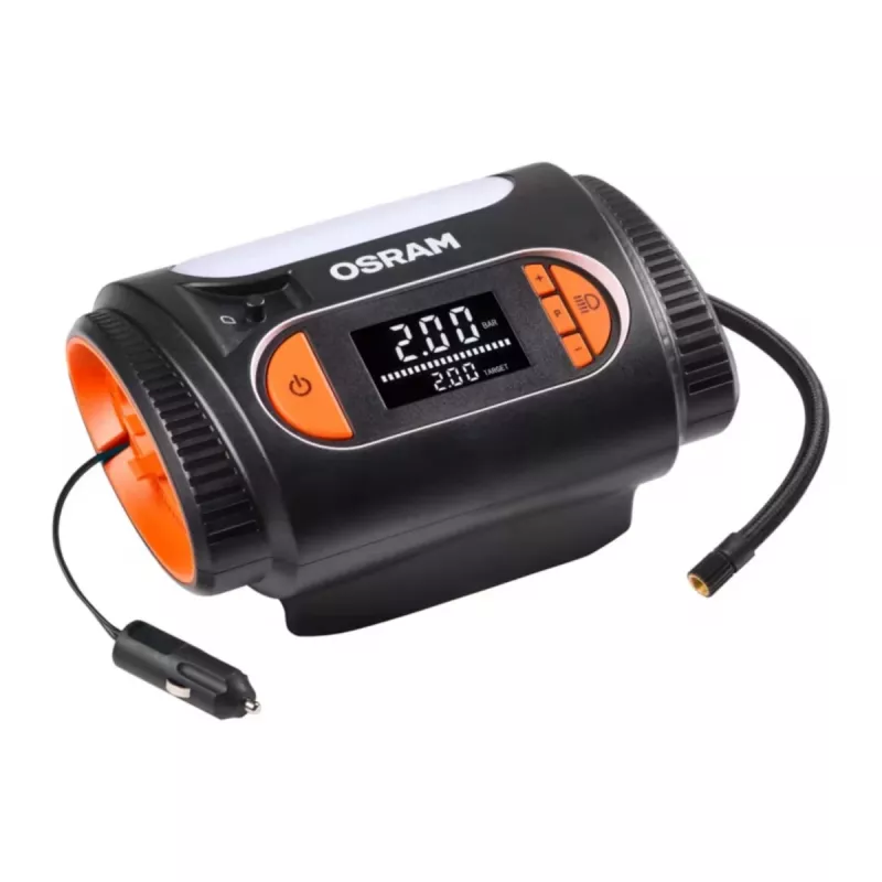 Luftkompressor Osram TyreInflate 2120 – kompakter 12V-batteriebetriebener Reifenfüller (OTI2120)