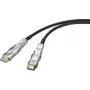 SpeaKa Professional HDMI-Adapterkabel 20,00 m SP-9538580 PVC-Mantel Schwarz [1x HDMI-Stecker, HDMI-Stecker D Micro – 1x HDMI-Stecker, HDMI-Stecker D Micro] (SP-9538580)