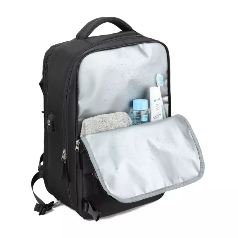 Rucksack NOVEEN CTB400 unisex 25 L, Polyester, 40×25×20 cm, schwarz