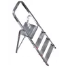 CORDA Haushalts-Aluminiumleiter 4 Stufen 000705 KRAUSE