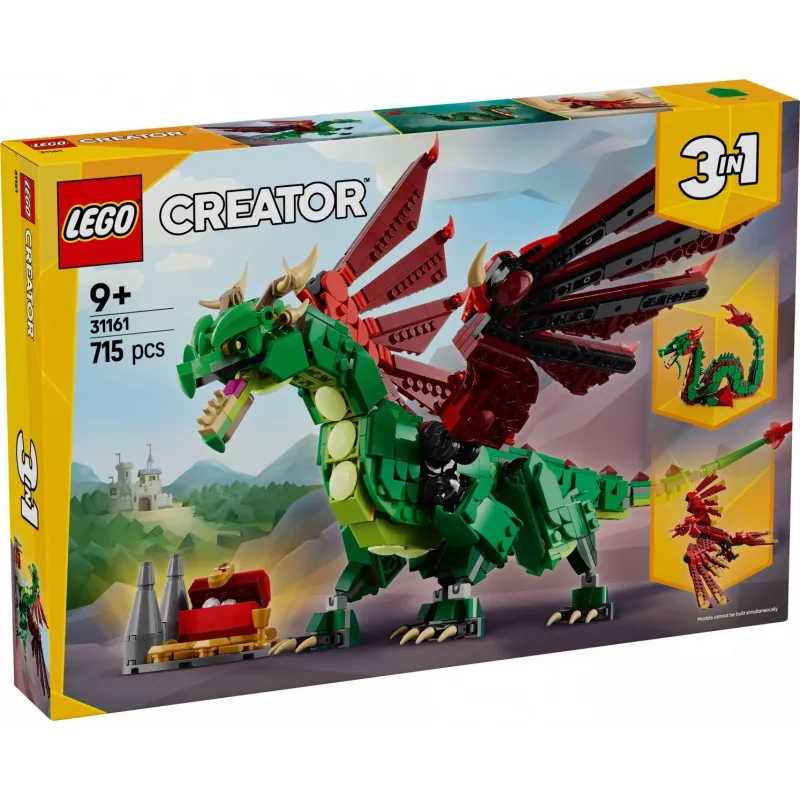 LEGO CREATOR 3 IN 1 31161 Mittelalterlicher Drache