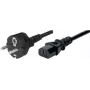 Stromkabel Tecline 808011 Schwarz 1,8 m