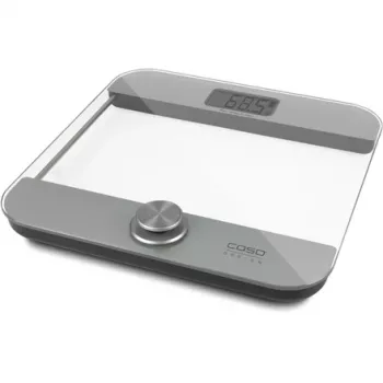 Elektronische Personenwaage Caso Body Energy Ecostyle 03416 — max. 180 kg, Genauigkeit 100 g, weiß/grau