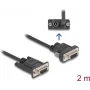 Serielles Kabel DeLOCK 87838 1,8 m DB9 Stecker auf DB9 Stecker