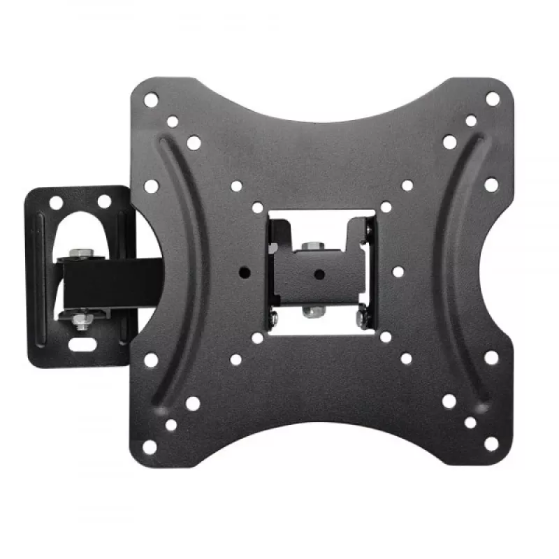 TV-Wandhalterung ESPERANZA PROTEUS für 26–70 Zoll (66–177,8 cm), neigbar ±15°, schwenkbar 120°, VESA 75×75–400×400, max. Belastung 55 kg, schwarz
