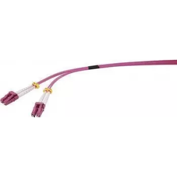 Renkforce RF-4738838 Glasfaser LWL-Verbindungskabel [1x LC-Stecker - 1x LC-Stecker] 50/125 µ Multimode OM4 2,00 m (RF-4738838)